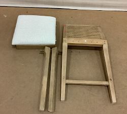 Open Box: Monty Cane Counter Stool (26") -Seadrift