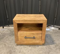 Open Box: Oakleigh Nightstand (25") - Heirloom Wheat, Traditional Hardware