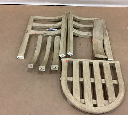 Open Box: Woodside Outdoor Dining Armchair Frame - Coastal Beachwood