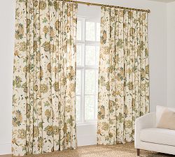 Lydia Palampore Embroidered Curtain
