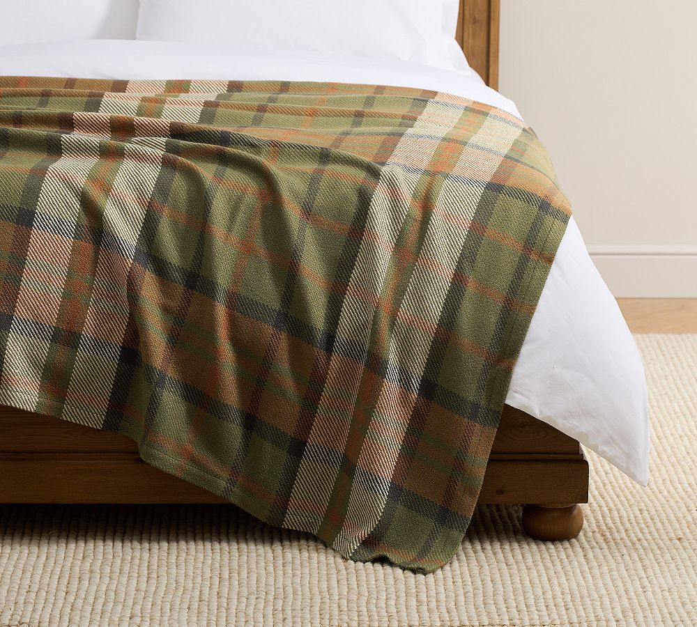 Winslow Plaid Blanket by Pottery Barn