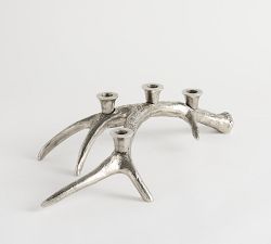 Metal Antler Centerpiece Candle Holder