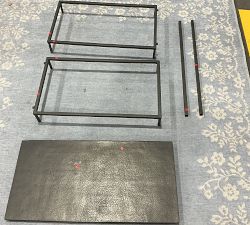 Open Box: Duke Rectangular Metal Side Table (14") - Antique Bronze