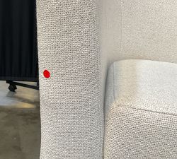 Open Box: Hyde Swivel Chair - Performance Boucle Oatmeal