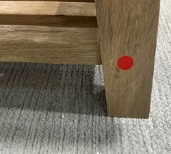 Open Box: Low Boucle Entry Bench (28.5") - Oatmeal, Fog