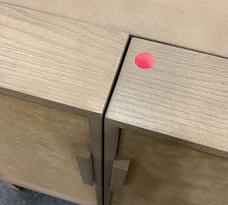 Open Box: Modern Heirloom Leather Bar Cabinet (36") - Seadrift