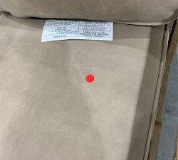 Open Box: Raylan Leather Chair - Nubuck Wheat, Brown