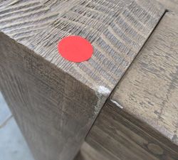 Open Box: Rockport Rectangular Reclaimed Wood Side Table (24") - Sierra