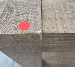 Open Box: Rockport Rectangular Reclaimed Wood Side Table (24") - Sierra