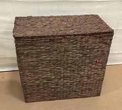 Open Box: Seagrass Handcrafted Divided Hamper - Raleigh