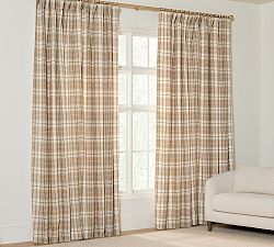 Cedrick Plaid Curtain - Set of 2