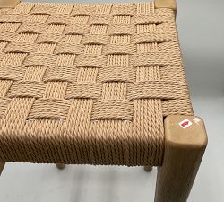 Open Box: Fenton Small Space Woven Backless Counter Stool (24") - Seadrift