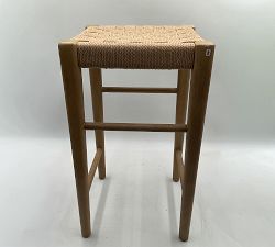 Open Box: Fenton Small Space Woven Backless Counter Stool (24") - Seadrift