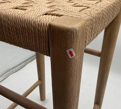 Open Box: Fenton Small Space Woven Backless Counter Stool (24") - Seadrift