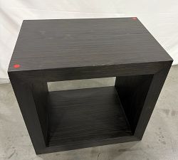 Open Box: Folsom Rectangular End Table (26") - Charcoal