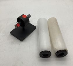 Open Box: Frances Alabaster Double Tube Sconce (22") - Matte Black