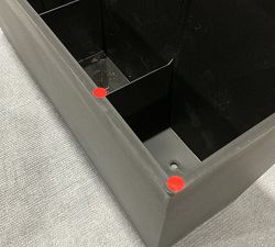 Open Box: Hevea Long Box Outdoor Planter (39"W x 20"H) - Black