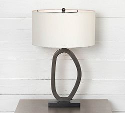 Open Box: Jasia Metal Table Lamp (23") - Antique Pewter