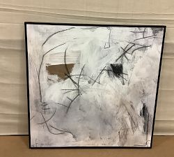 Open Box: Seeking Solace Framed Print (40") - Black Frame