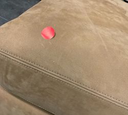 Open Box: Turner Leather Armless Power Recliner - Nubuck Camel