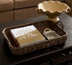 Chestnut Woven Tray