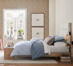 3-Piece Silas Reversible Striped Cotton Comforter &amp; Shams Set