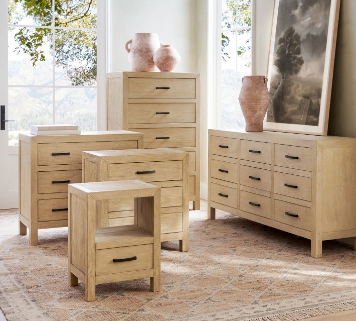 Linwood 5-Drawer Tall Dresser (34") | Pottery Barn