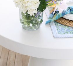 Pomona Concrete Round Outdoor Dining Table (36"-51")