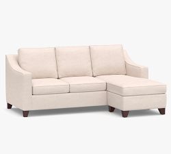 Cameron Slope Arm Reversible Chaise Sleeper Sectional (87")