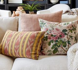 Avis Ikat Lumbar Pillow Cover