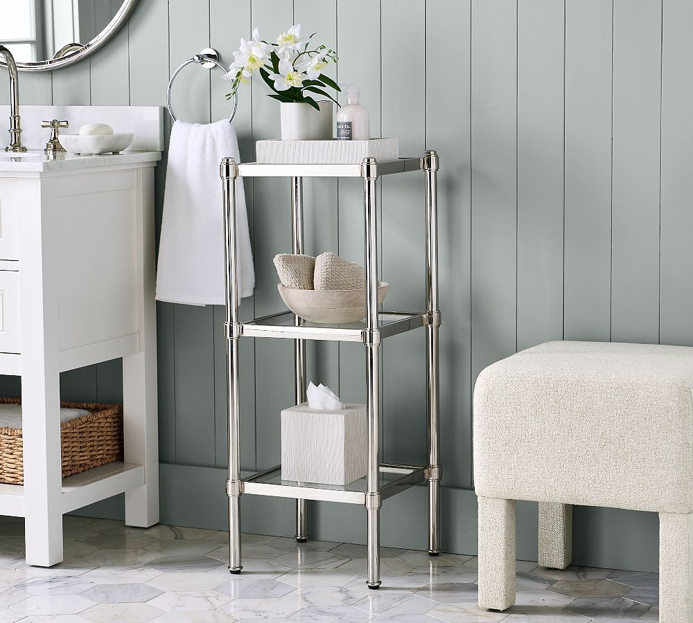 Everson Floor Storage Cabinet by Pottery Barn