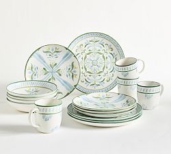 Chambray Tile Stoneware Dinnerware Set