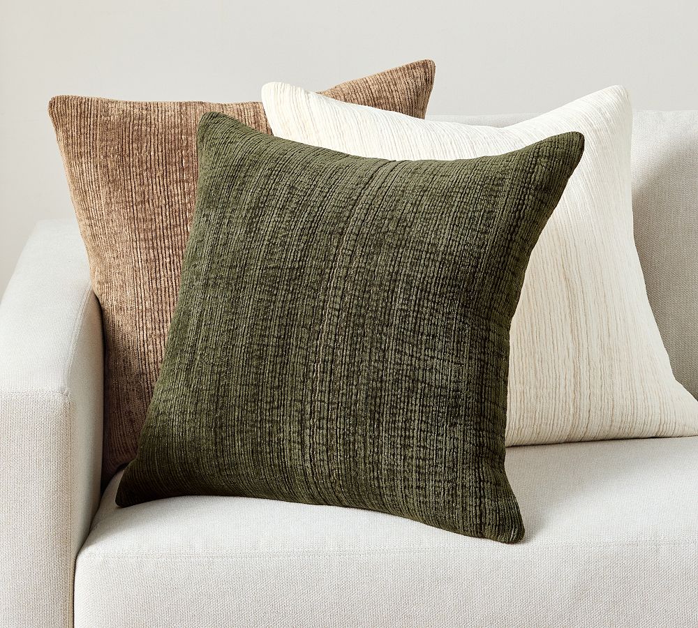 Textured Chenille Pillow Cover by Pottery Barn