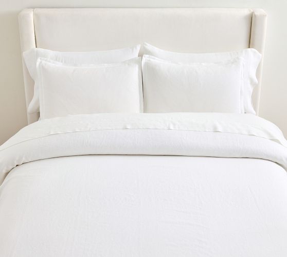 Belgian Flax Linen Galen Duvet Cover by Pottery Barn
