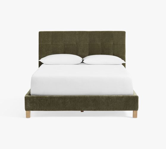 Arlo Upholstered Tufted Bed by Pottery Barn