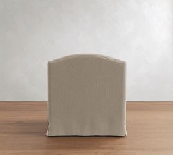 Belen Slipcovered Swivel Chair