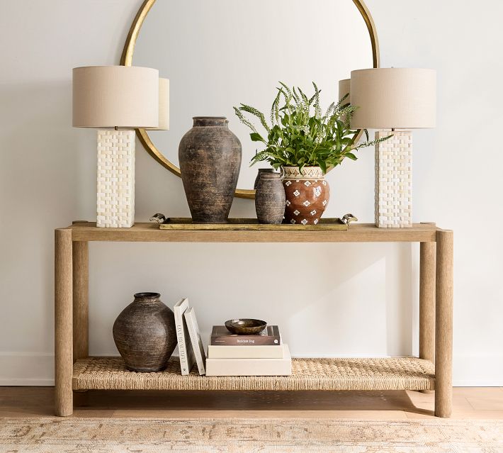 Bolinas Woven Console Table (64