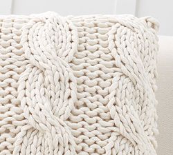 Colossal Handknit Pillow Cover