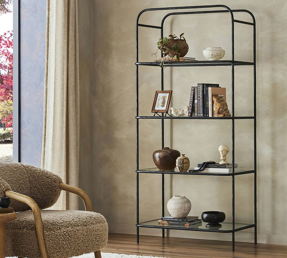 Justina Metal Bookcase (38") by Pottery Barn