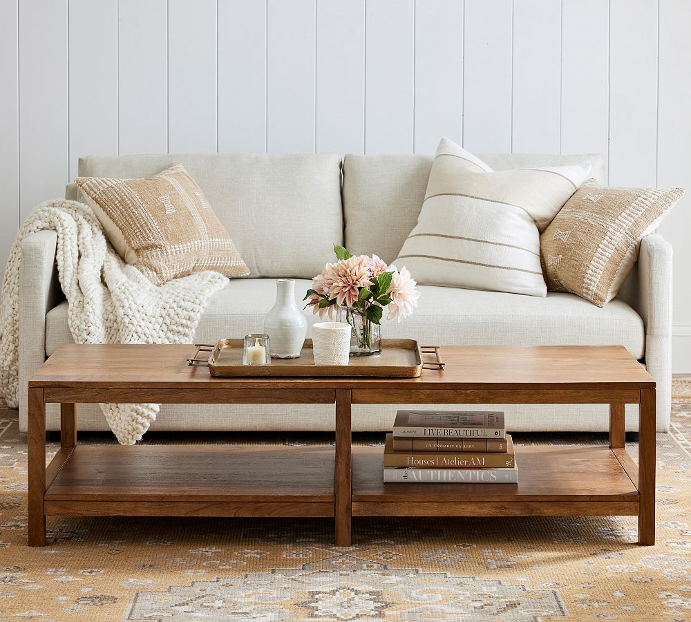 Nicasio Rectangular Coffee Table (60") by Pottery Barn