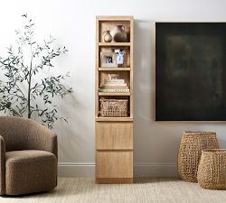 Pacific Narrow Bookcase (17")