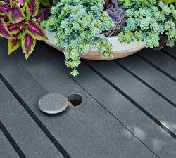 Indio Metal Round Extendable Outdoor Dining Table (48"-80")