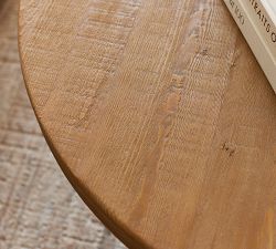 Heritage Farmhouse Reclaimed Wood Round Coffee Table (44")