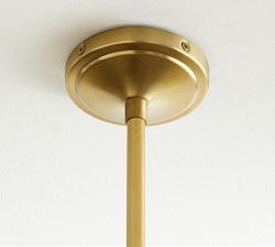 Farmhouse Metal Pole Pendant (18")
