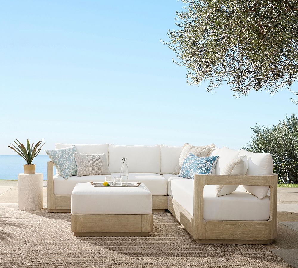 Aptos 3-Piece Outdoor Sectional (92") by Pottery Barn