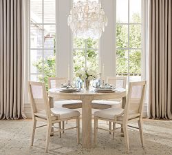 Aptos Round Extendable Dining Table (50"-84")