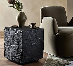 Denali Square Concrete End Table (17")