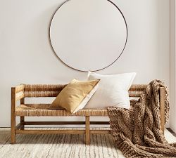 Malibu Woven Bench (64")