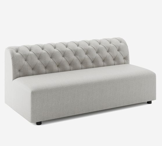 Maxwell Armless Loveseat (73") by Pottery Barn