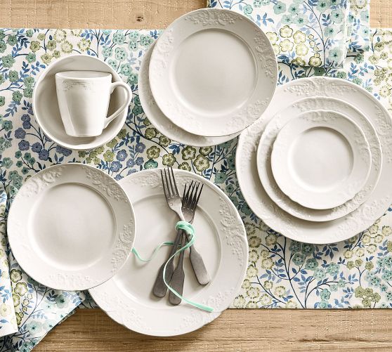 Ophelia Stoneware Dinnerware Collection by Pottery Barn